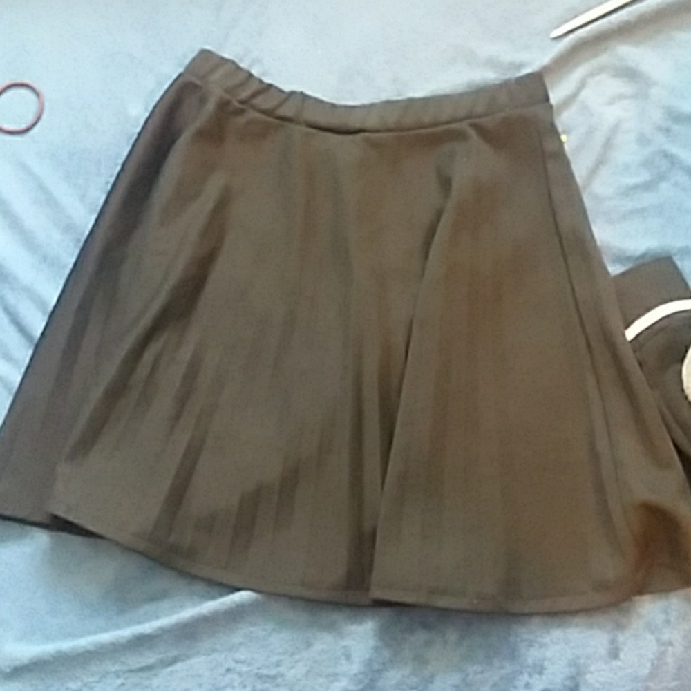 Black Pleated Skirt